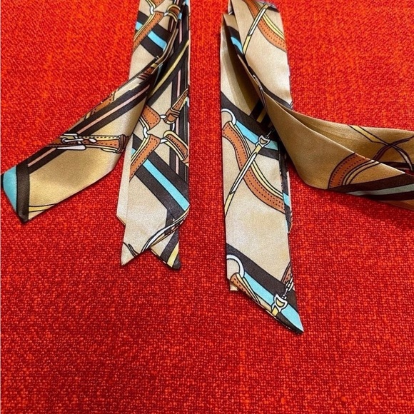 ❤️Set of skinny twilly+lock/keys charm keychain❤️ - Picture 8 of 9